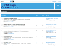 Tablet Screenshot of forum.inforouter.com